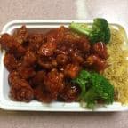 Best C7. General Tso's Chicken Combination Platter in Harrison, NJ